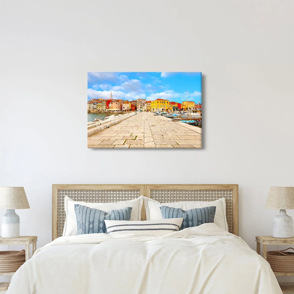 Kép - Poreč régi isztriai városa, Horvátország (90x60 cm)