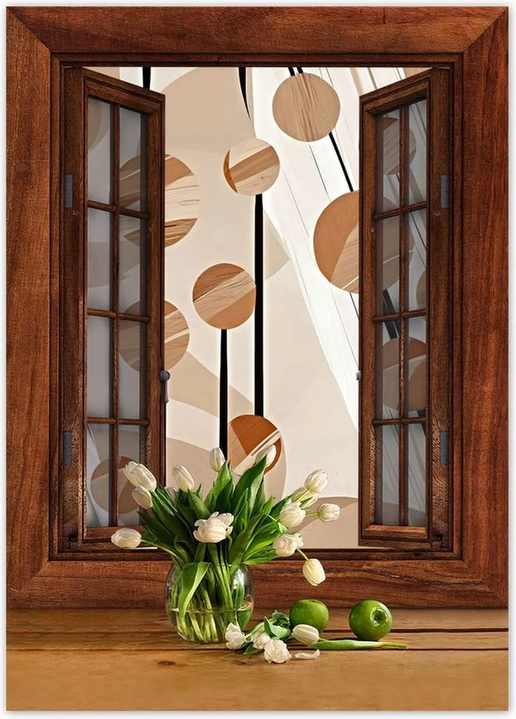 Poszterek 50x70 Bézs az oszlopokon