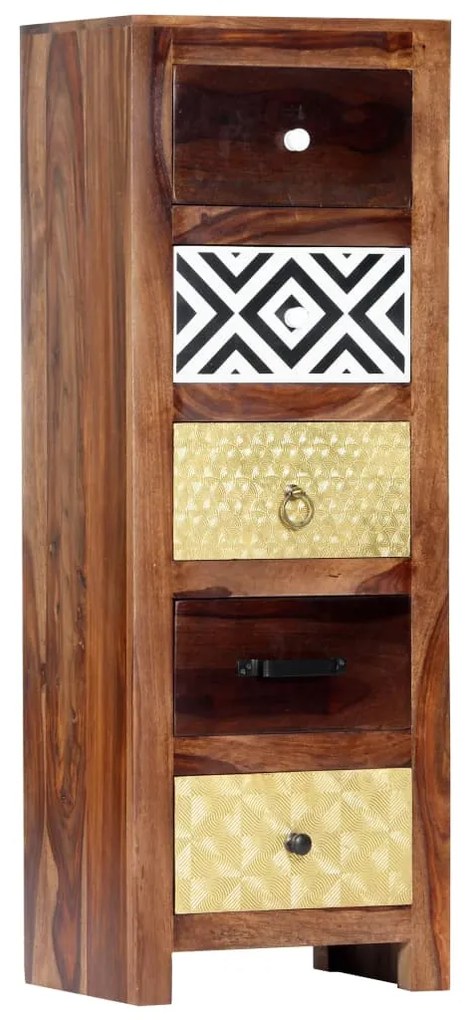 tömör akácfából kisszekrény 40 x 30 x 110 cm