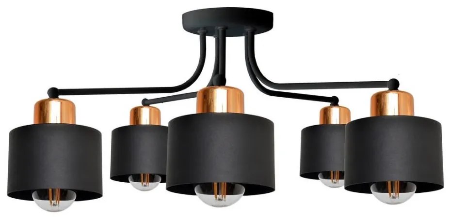 Csillár EDISON 5xE27/15W/230V