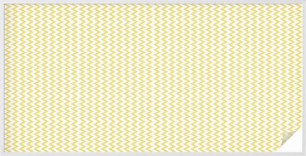 Öntapadós ablak furnér, amely biztosítja az Adatvédelmet Sárga cikk-cakk 200x100