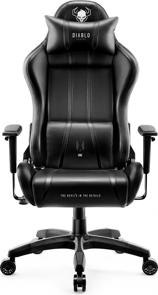 Gamer szék műbőr Normal Size, fekete: Diablo X-One 2.0