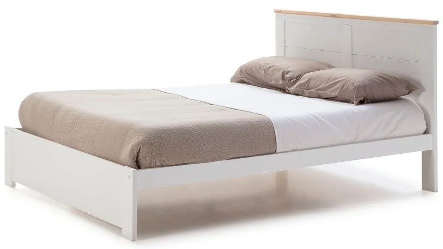 Fehér franciaágy 140x190 cm Akira – Marckeric