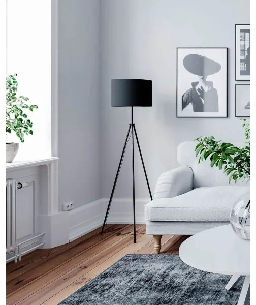 ByRydens 4100700-4000 - RINA állólámpa 1xE27/5W/230V fekete