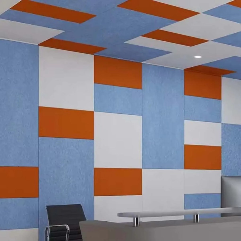 Bilnora extra sűrű akusztikai filc falpanel 120x60x1,2cm vastag, több féle színben - 16 fekete