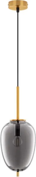 NOVA LUCE 9624098 LATO Egyágú Függesztett Lámpa Üveg E14 IP20