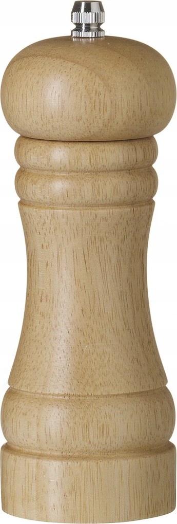 Világos Konyhai Fából Készült Borsdaráló 16.5CM Hendi