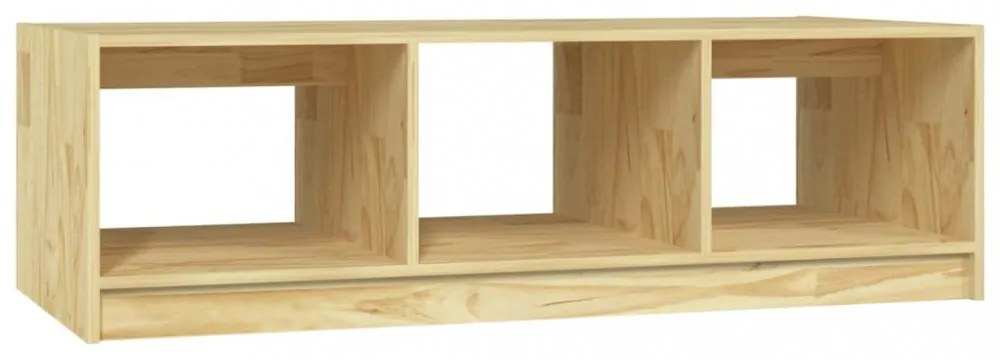 tömör fenyőfa dohányzóasztal 110 x 50 x 34 cm
