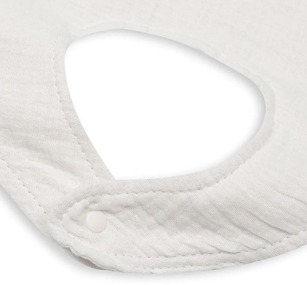 Muszlin baba előke New Baby white