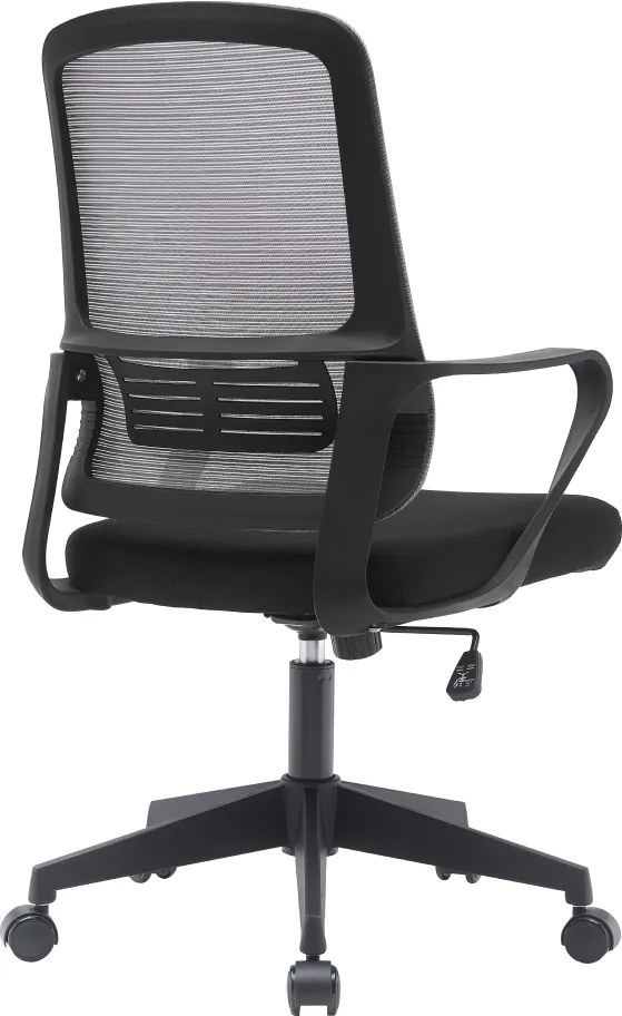 Irodai szék, szürke/fekete, SALOMO TYP 3