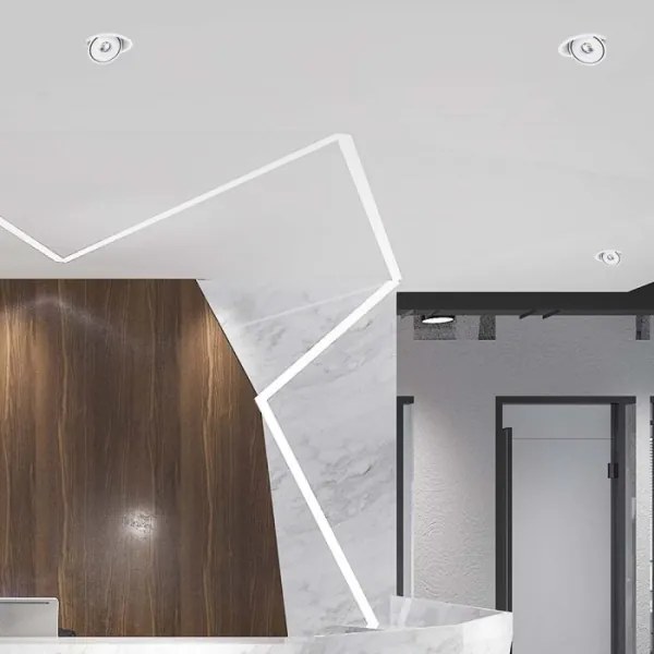 LED mennyezeti spotlámpa LED/12W/230V 3000/4000/6400K Ø12 cm fehér