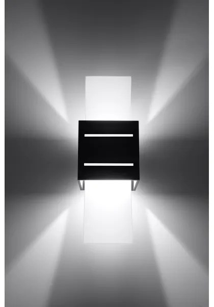 Fali lámpa LORETO 1xG9/40W/230V fekete