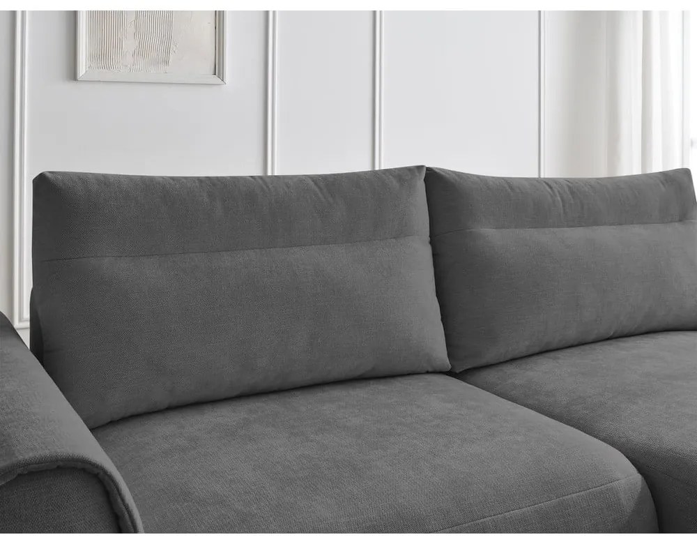 Szürke sarokkanapé Aden – Bobochic Paris