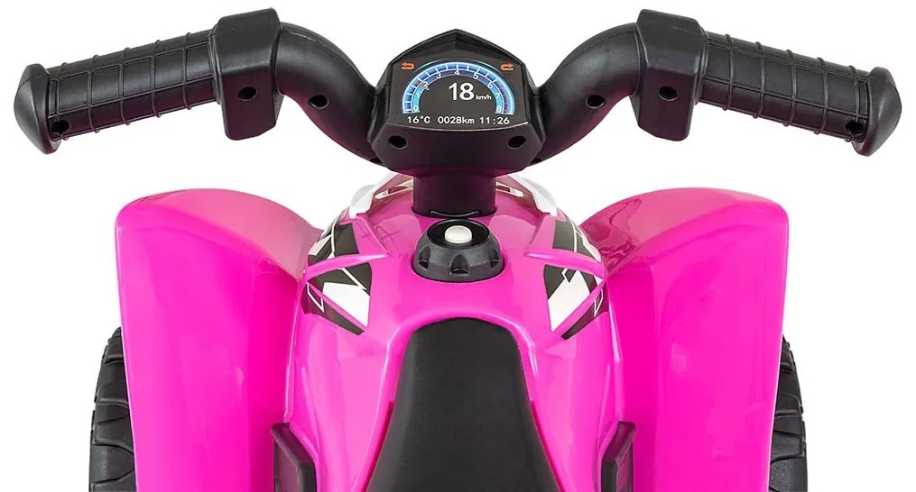 Elektromos négykerekű Milly Mally Honda ATV rózsaszín