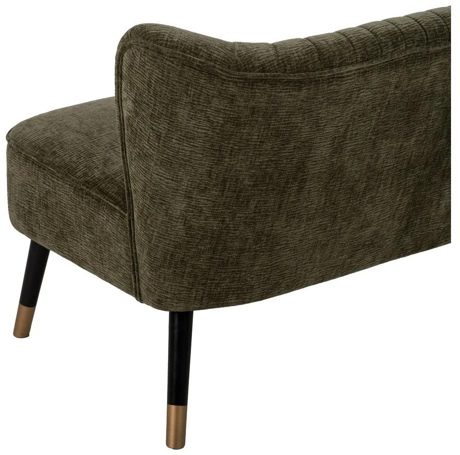 Zöld zsenília kanapé 134 cm Glam – Ixia