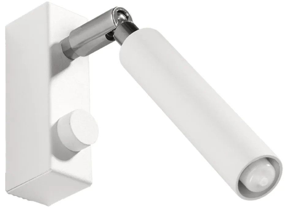 Fehér spotlámpa 10x3 cm Tiden – Sollux