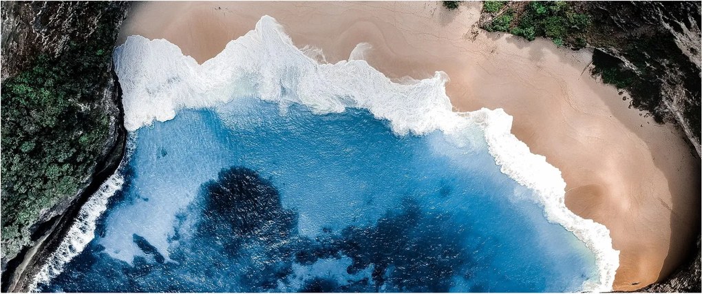 Nusa Penida strand, Indonézia képe (120x50 cm)