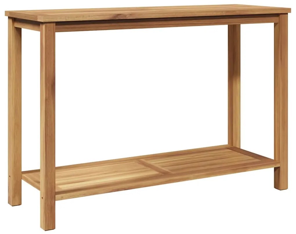 Dohányzóasztal tárolóval Barna 110 x 40 x 45 cm Tömör tíkfa