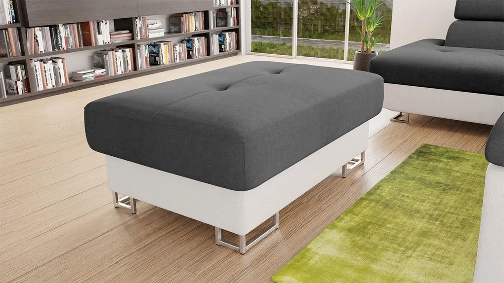 Zsámoly Alphard (öko-bőr Soft 017 (fehér) + Uttario Velvet 2971). 1060467