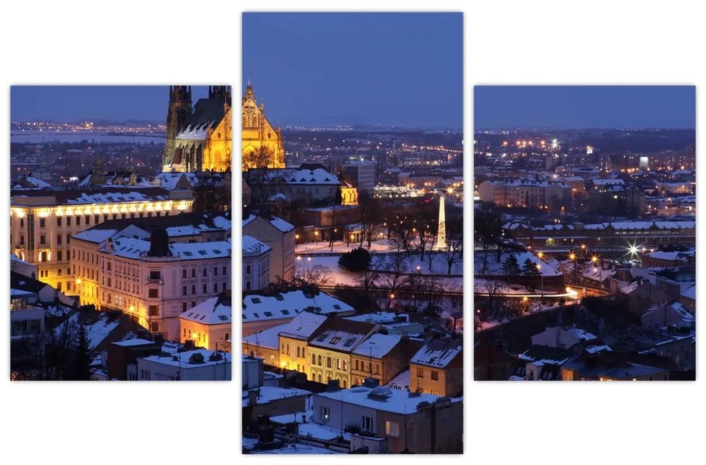 Kép - Cathedral of St. Péter és Pál, Brno, Csehország (90x60 cm)