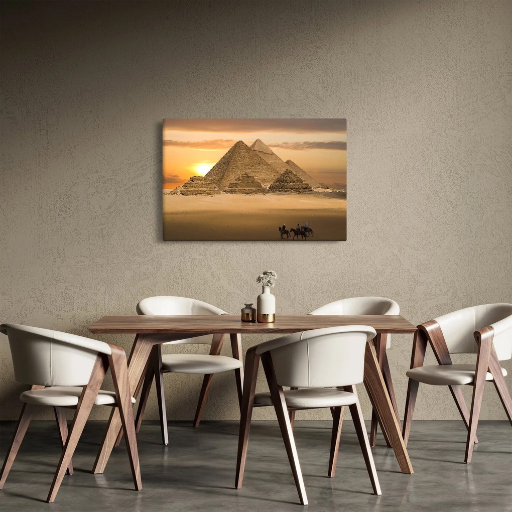 Kép - Piramisok (90x60 cm)