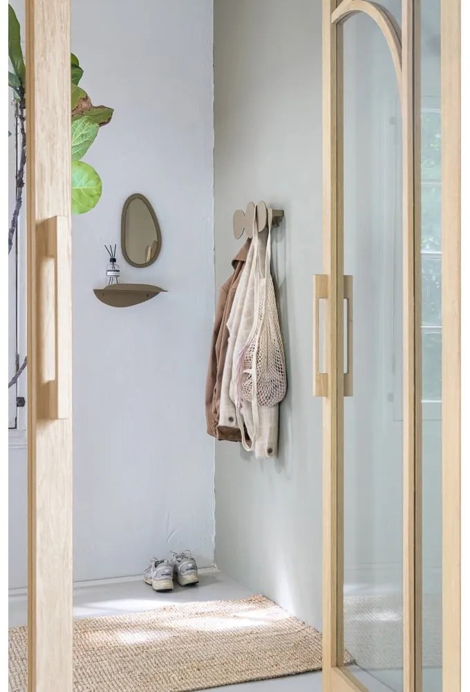 Bézs fém fali fogas 35 cm Tumulo – Spinder Design