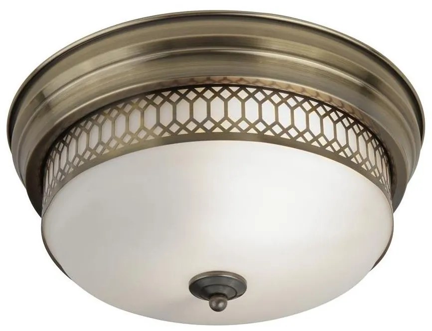 Searchlight - Mennyezeti lámpa EDINBURGH 2xE27/40W/230V bronz