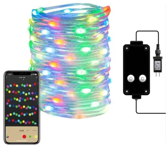 Immax NEO 07735L-LED RGB Dimmelhető kültéri szalag 7,2W/230V 10m IP44 Wi-Fi Tuya