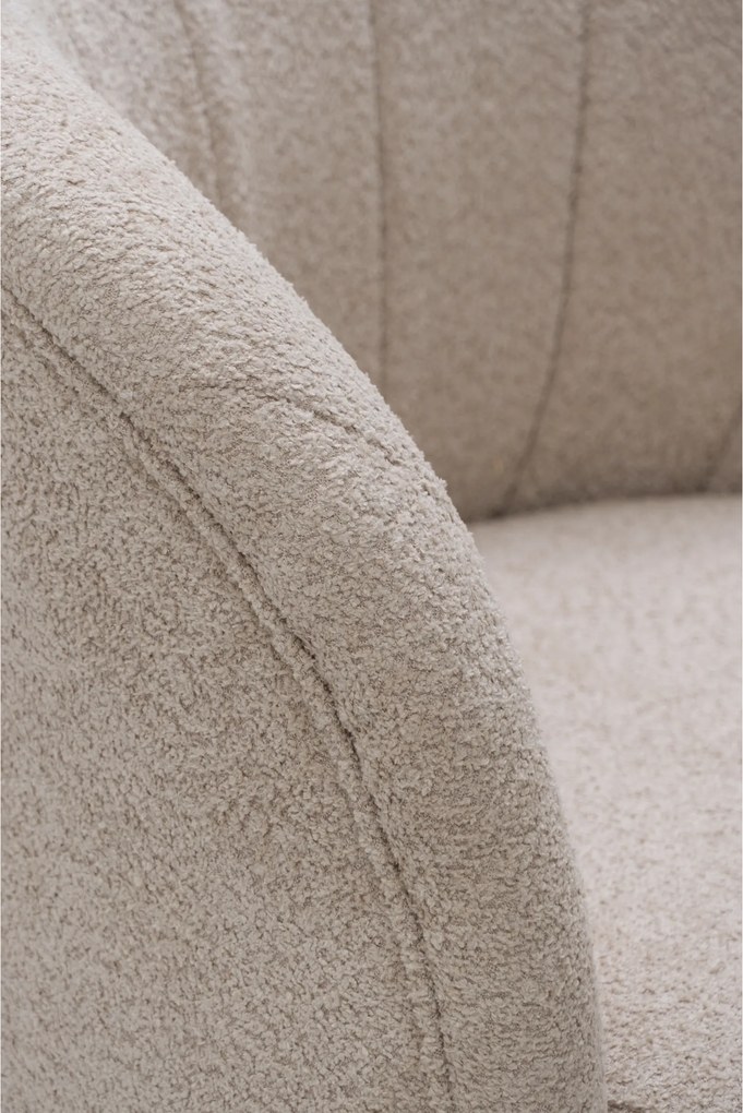 Soya relax fotel - bézs bouclé Catch Me 02