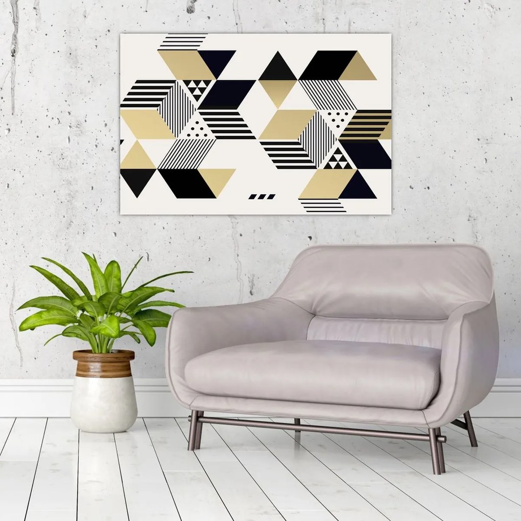 Kép - Geometriai formák N⁰1 (90x60 cm)