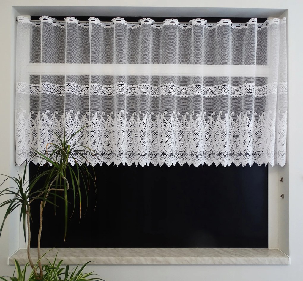 Mg Irigység jacquard fehér 52/100 magasság 90cm