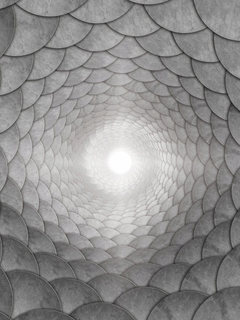 Fotótapéta Alagút fények Vinyl csempe perspektíva 184x254 +ragasztó