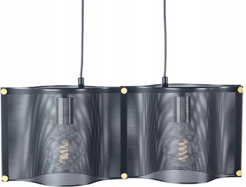 Aca Lighting függeszték 2XE27 fekete fém 57X20XH120CM Mordor HM842P57B