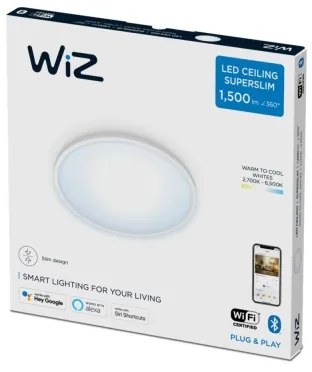 WiZ - LED Dimmelhető mennyezeti lámpa SUPERSLIM LED/16W/230V 2700-6500K Wi-Fi