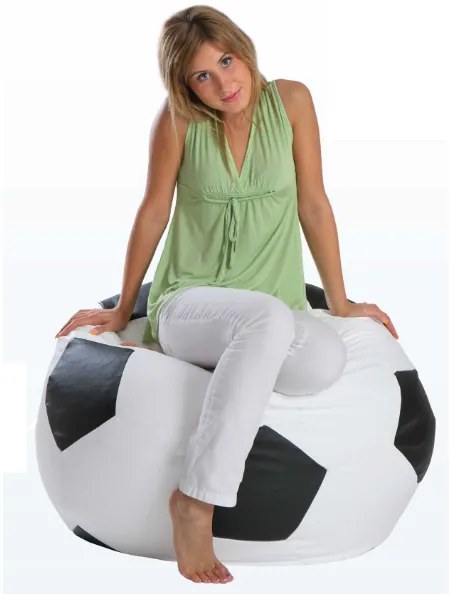 Babzsák labda sport l eco-bőr 325l TiaHome - Zöld