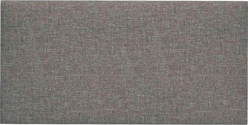 vidaXL Fali Fejtámla 12 pcs Világosszürke 30 x 15 cm szövet