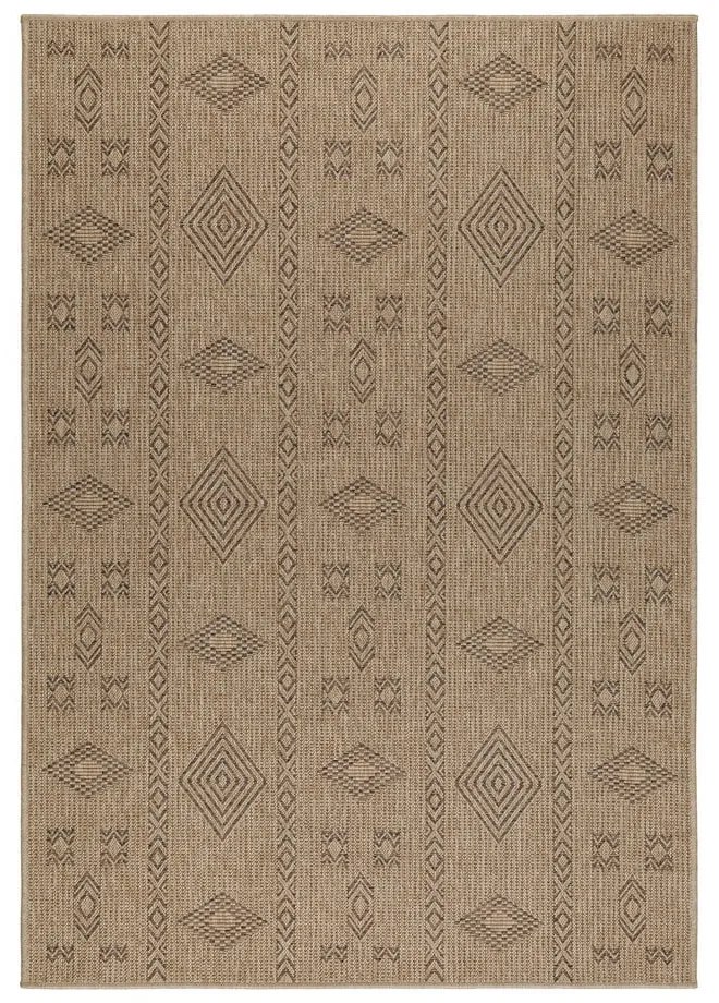 Natúr színű kültéri szőnyeg 80x150 cm Dhaka – Ayyildiz Carpets