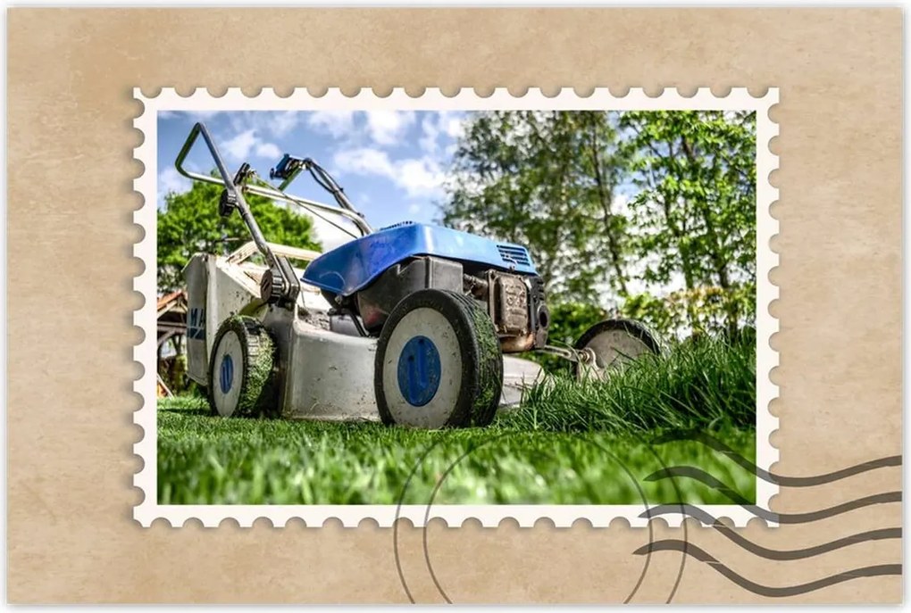 Poszterek 120x80 Benzinmotoros fűnyíró