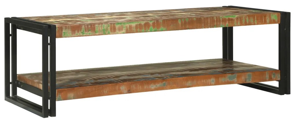Dohányzóasztal Több színben 120x50x38 cm Tömör fa újrahasznosított