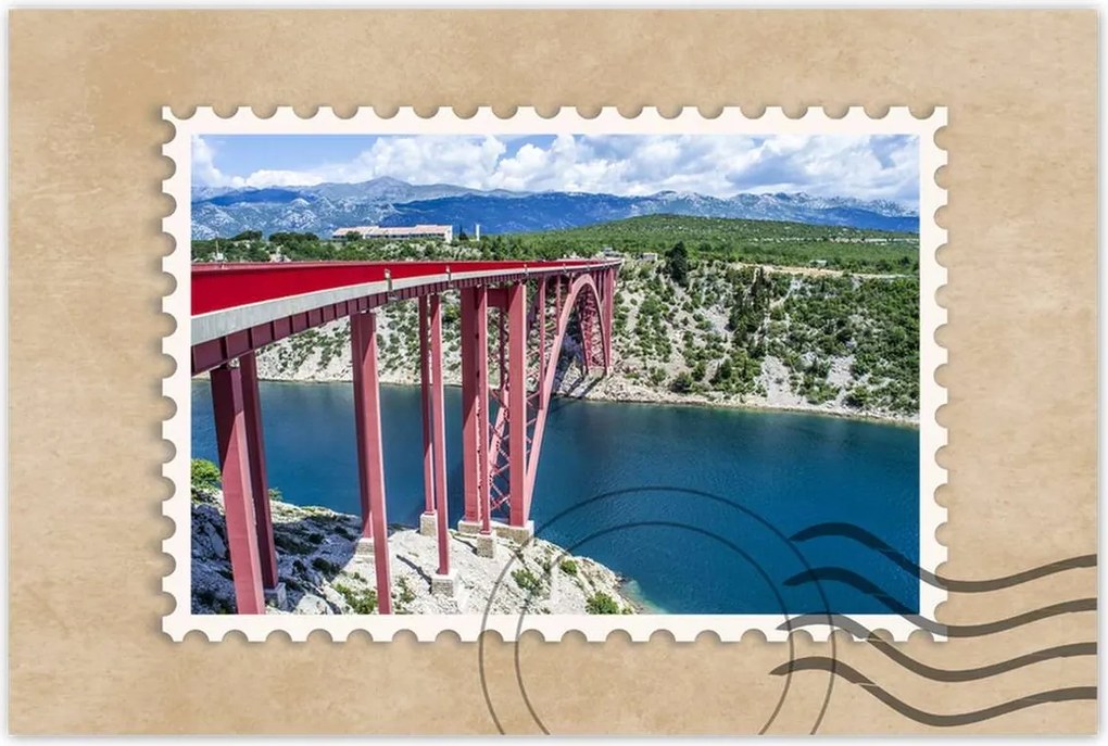 Poszterek 120x80 Horvátország Maslenica híd