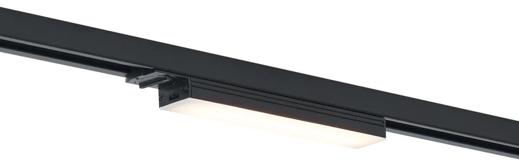 Modern fekete mennyezeti lámpa sínrendszerhez 1 fázisú 5W 400 lm 2700-4000K - Iconic Tsiri