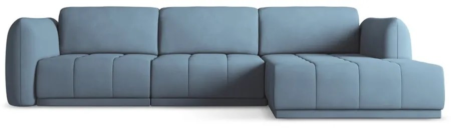Világoskék sarokkanapé (jobb oldali) Hoku – Makamii