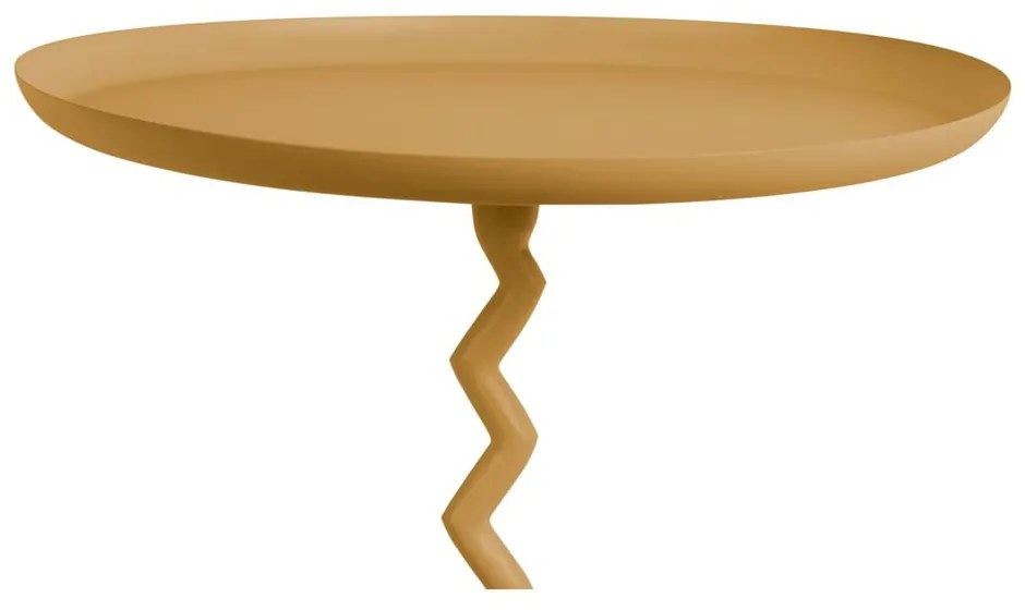 Fém kerek tárolóasztal ø 40 cm Zig Zag – Leitmotiv