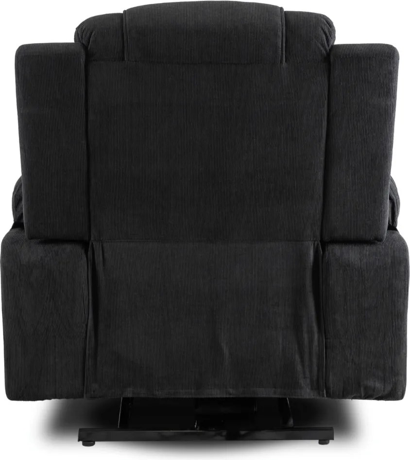 FENIX elektromos masszázsfotel felállás segítő funkcióval fekete