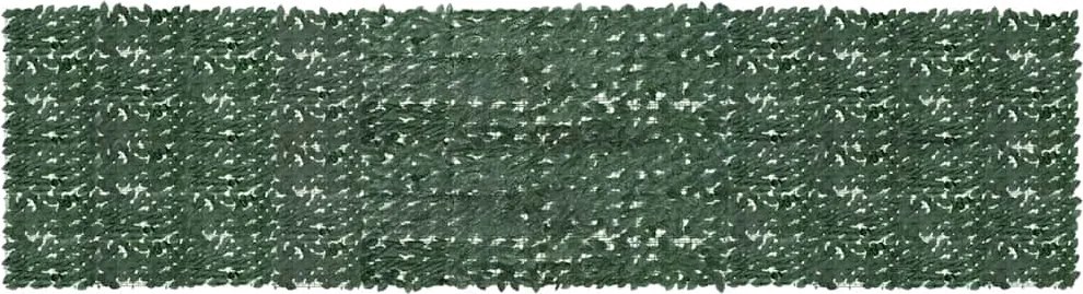 vidaXL sötétzöld leveles erkélyparaván 600 x 150 cm