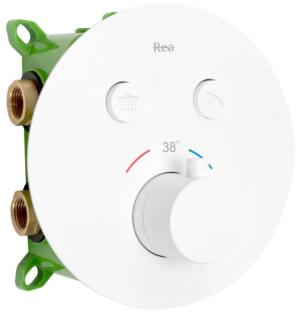 rejtett Zuhanyszett Rea LUNGO MILER WHITE Matt BOX