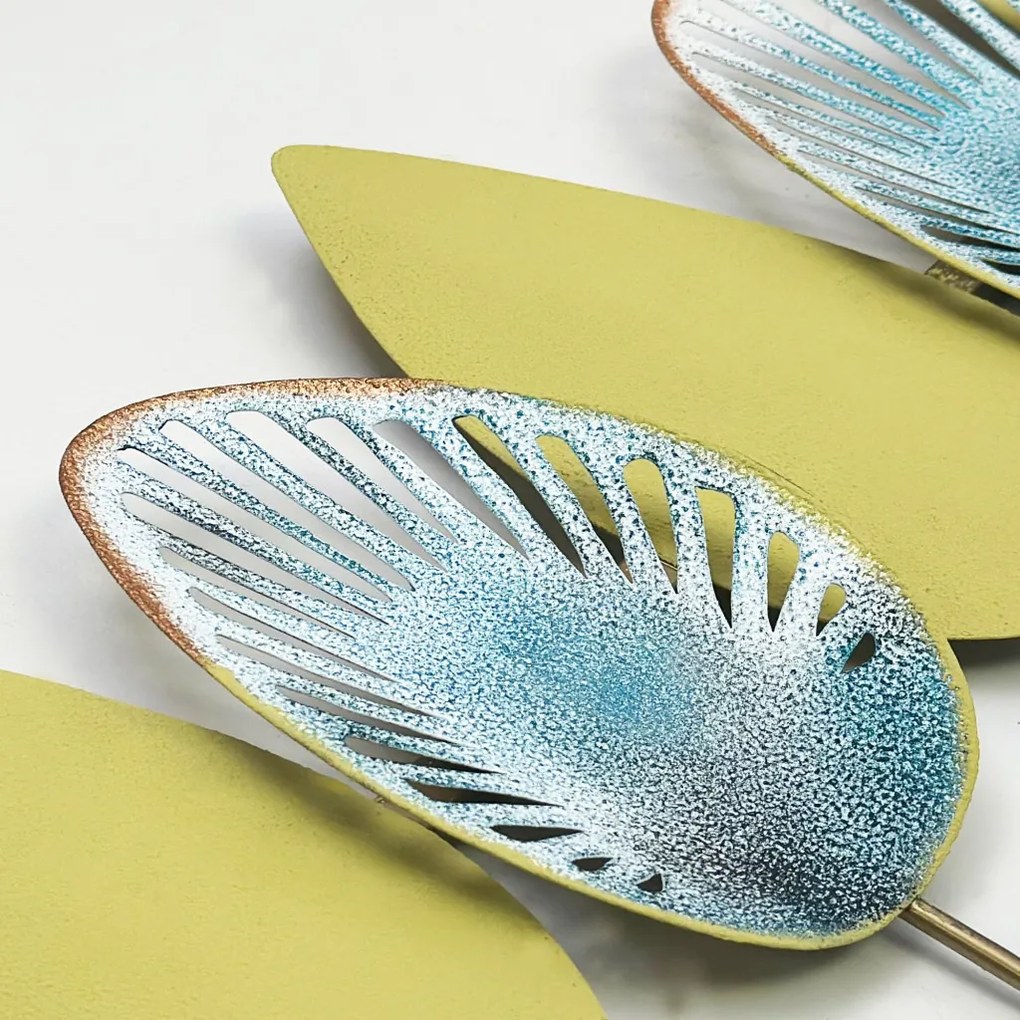 Gonca fém fali fogas, 58,5×22,5 cm