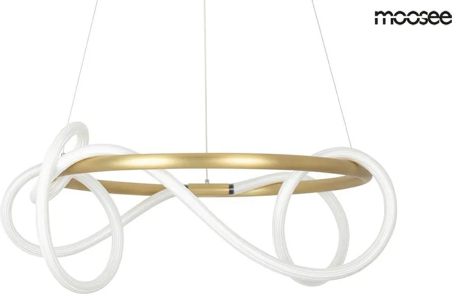 KING HOME MSE010100236 SERPIENTE Modern Led Függesztett Lámpa Arany LED IP20