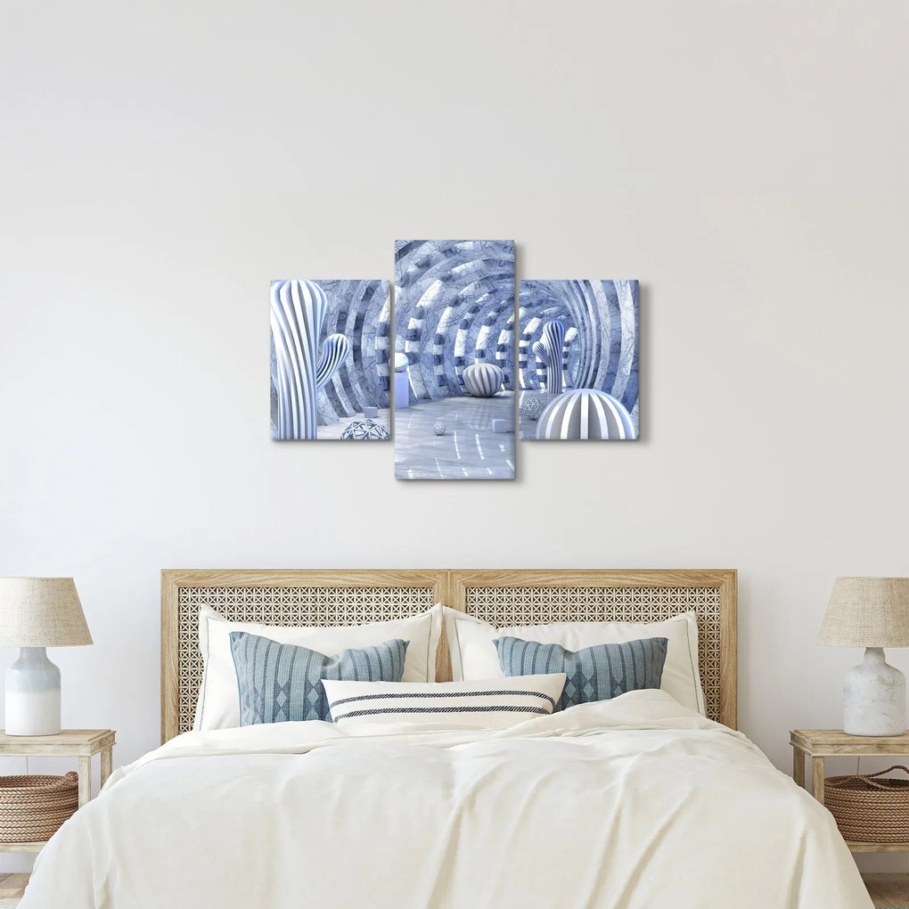 Kép - 3D absztrakció (90x60 cm)