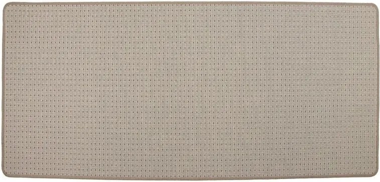 Sanremo lapos zsinóros szőnyeg, gumírozott, szürke 67x150